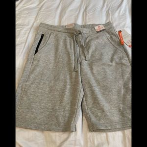 Weatherproof super soft French Terry Shorts with Smartphone Pocket NWT